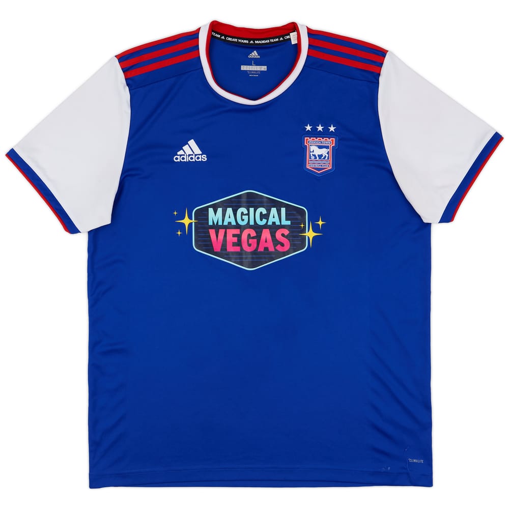 2018-19 Ipswich Home Shirt - 8/10 - (L)