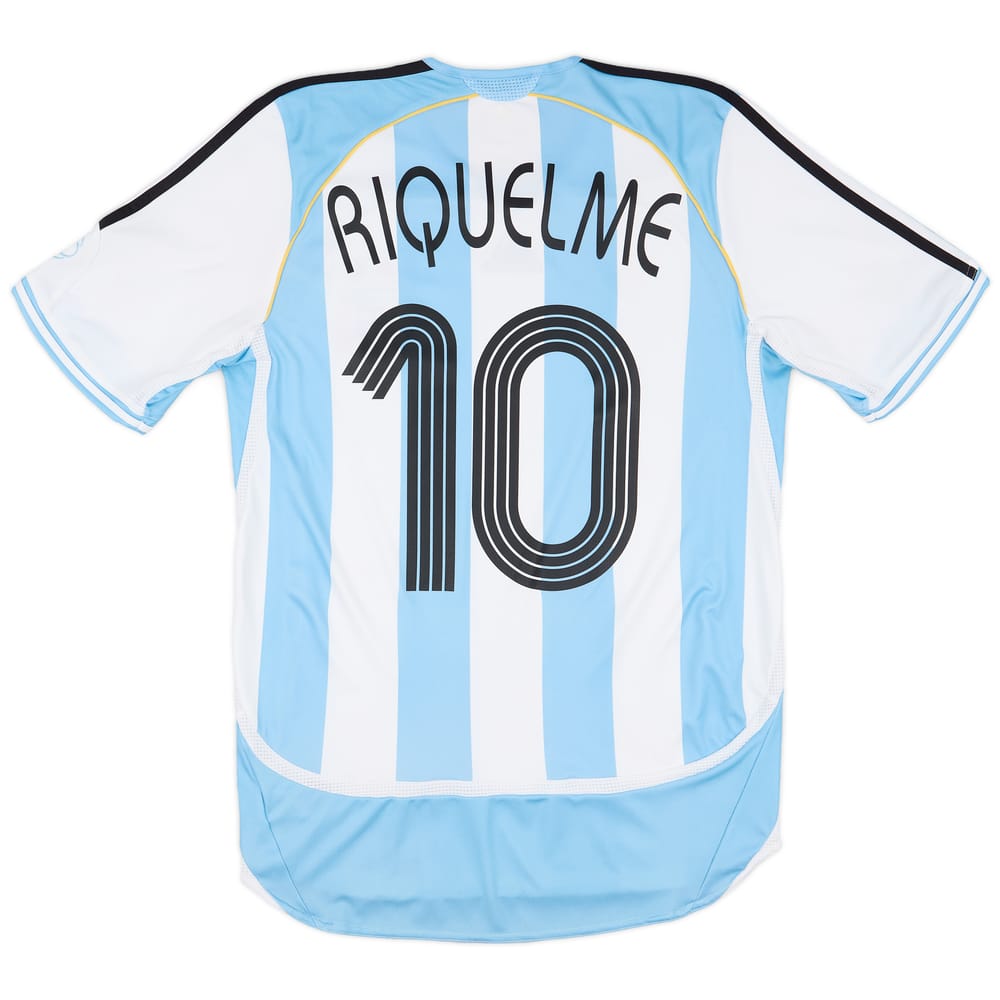 2005-07 Argentina Home Shirt Riquelme #10 - 9/10 - (S)