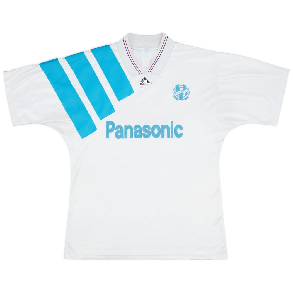 1992-93 Olympique Marseille Home Shirt - 5/10 - (L)
