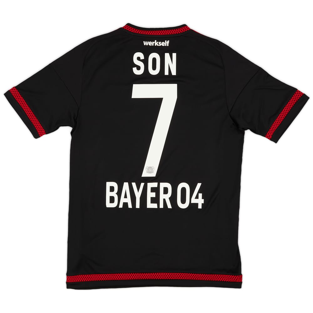 2015-16 Bayer Leverkusen Home Shirt Son #7 (S)