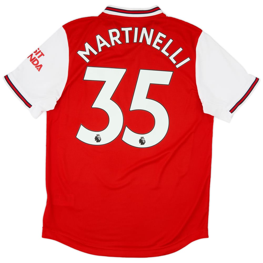 2019-20 Arsenal Authentic Home Shirt Martinelli #35 - 9/10 - (M)