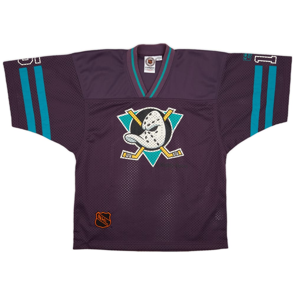 1993-99 Mighty Ducks of Anaheim #15 Campri Jersey - 9/10 - (S)