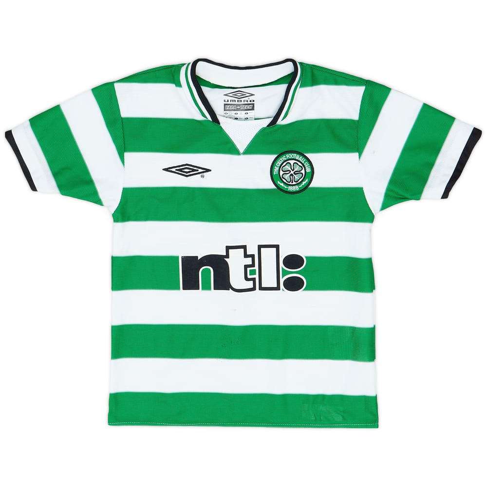 2001-03 Celtic Home Shirt - 7/10 - (4-5Y)