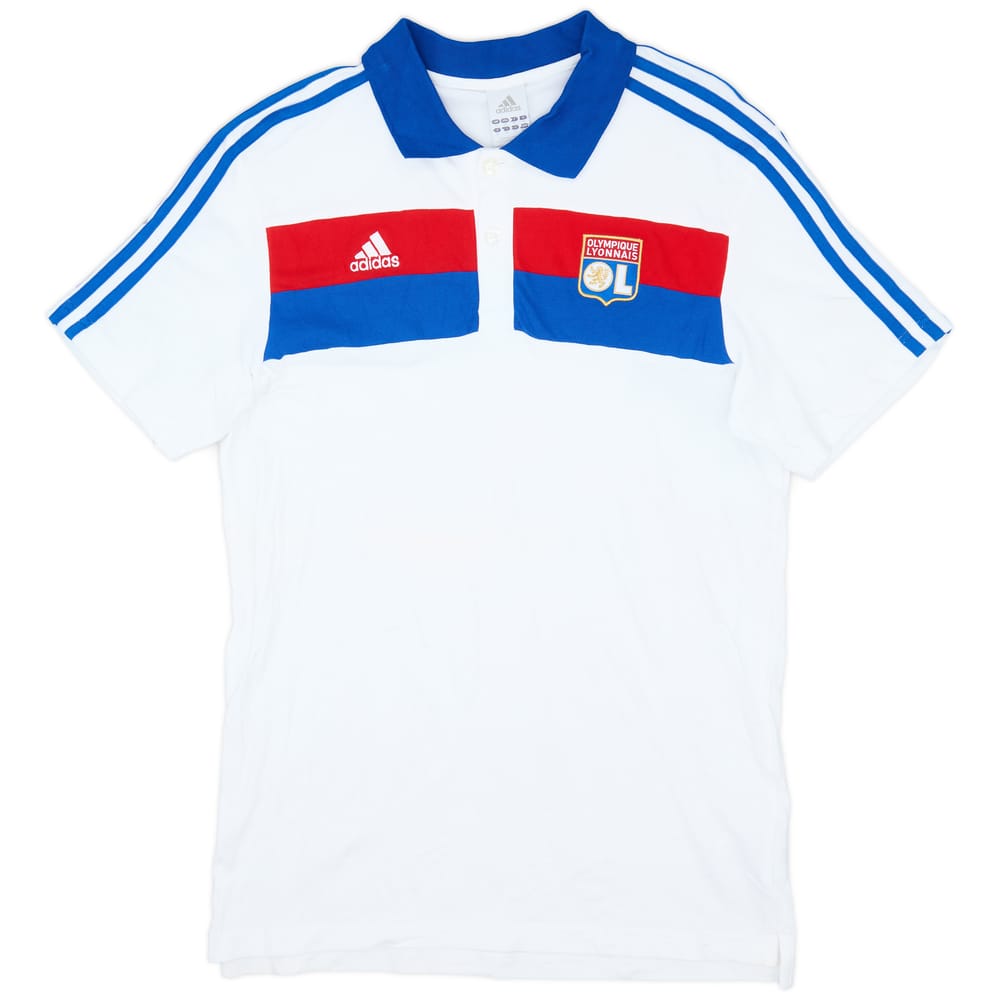 2011-12 Lyon adidas Polo Shirt - 9/10 - (M)