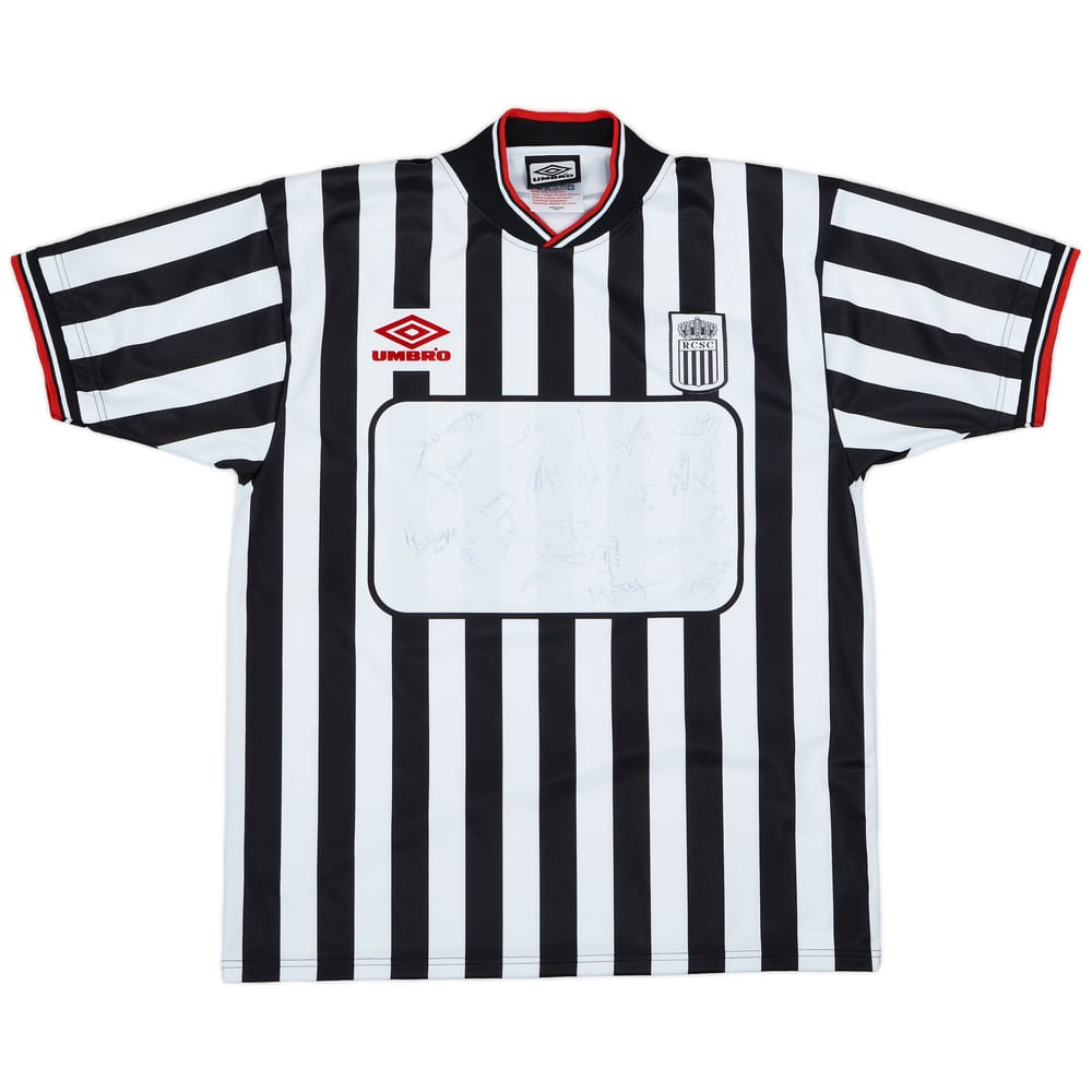 2000-01 Royal Charleroi Signed Home Shirt - 9/10 - (XL)