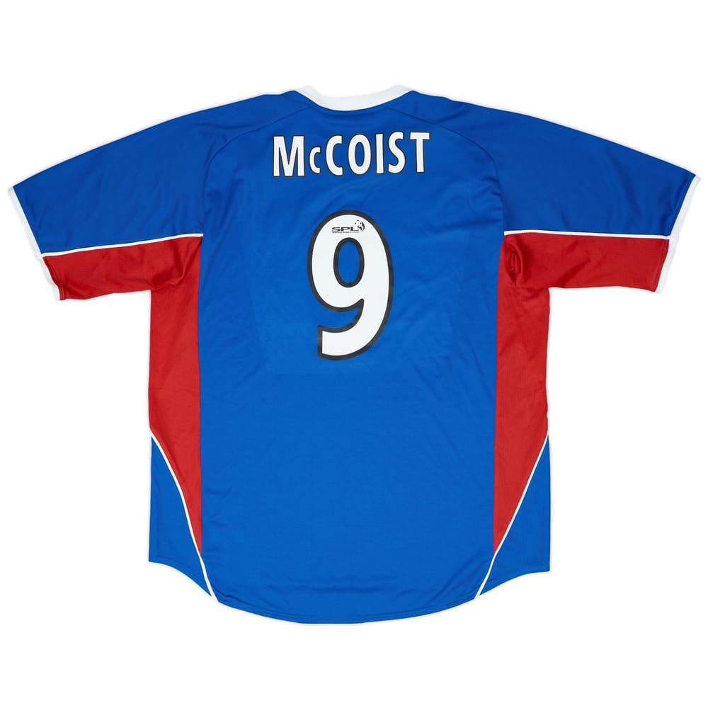 2001-02 Rangers Home Shirt McCoist #9 - 9/10 - (XL)