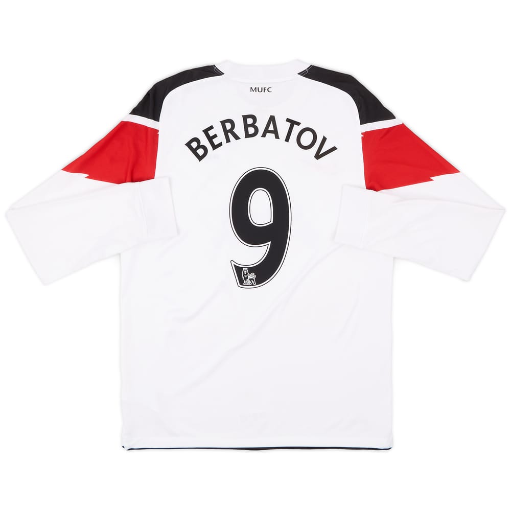 2010-12 Manchester United Away L/S Shirt Berbatov #9 - 7/10 - (M)