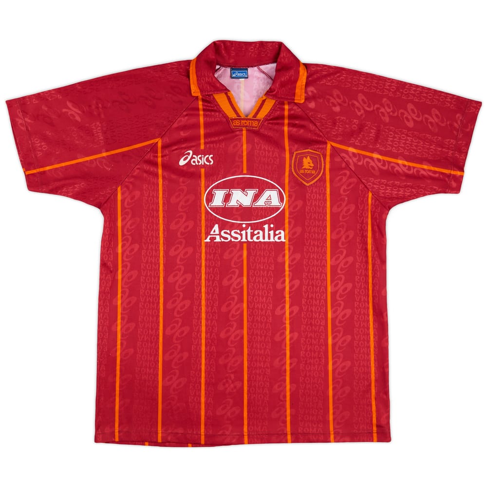 1996-97 Roma Home Shirt - 9/10 - (L)