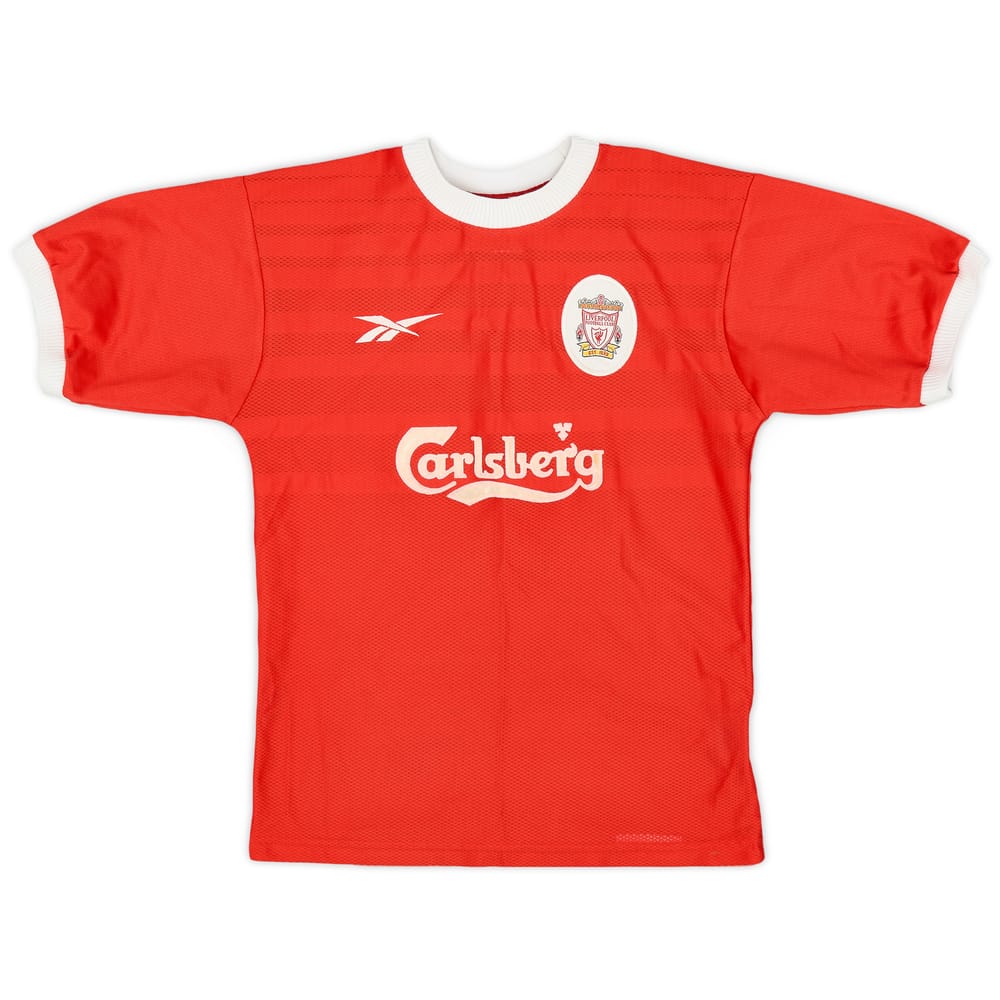 1998-00 Liverpool Home Shirt - 8/10 - (M.Boys)