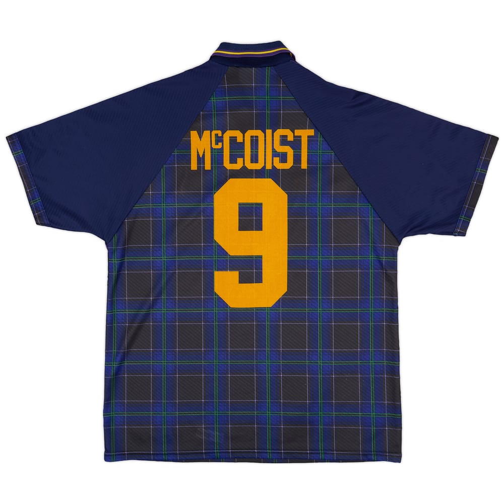 1994-96 Scotland Home Shirt McCoist #9 - 8/10 - (XL)