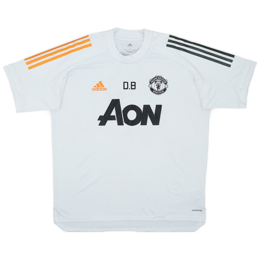 2020-21 Manchester United adidas Staff Issue Training Shirt DB - 5/10 - (L)