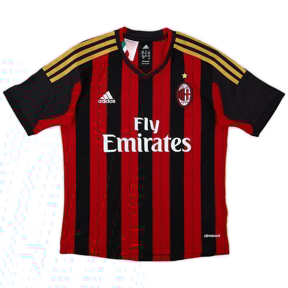 2013-14 AC Milan Home Shirt - 8/10 - (S.Boys)