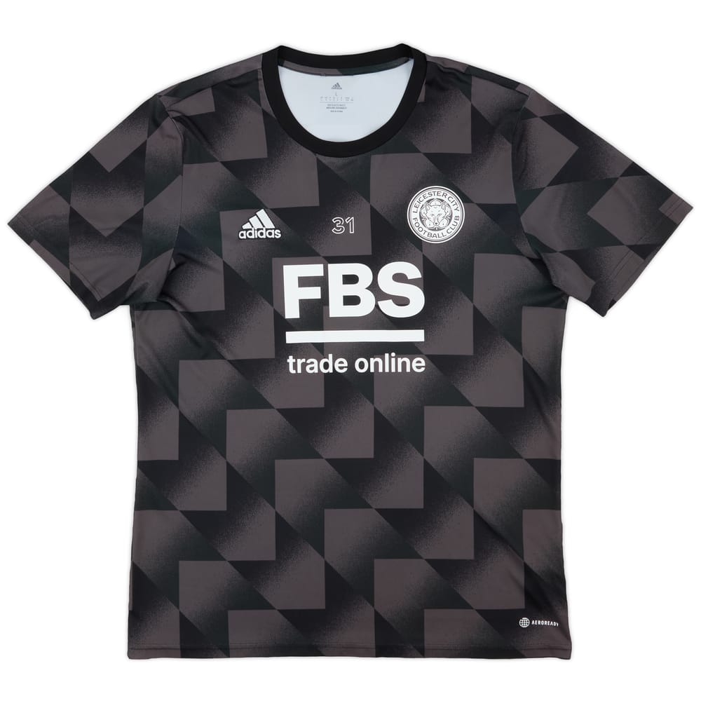 2022-23 Leicester Player Issue Pre-Match Shirt # - As New - (L)