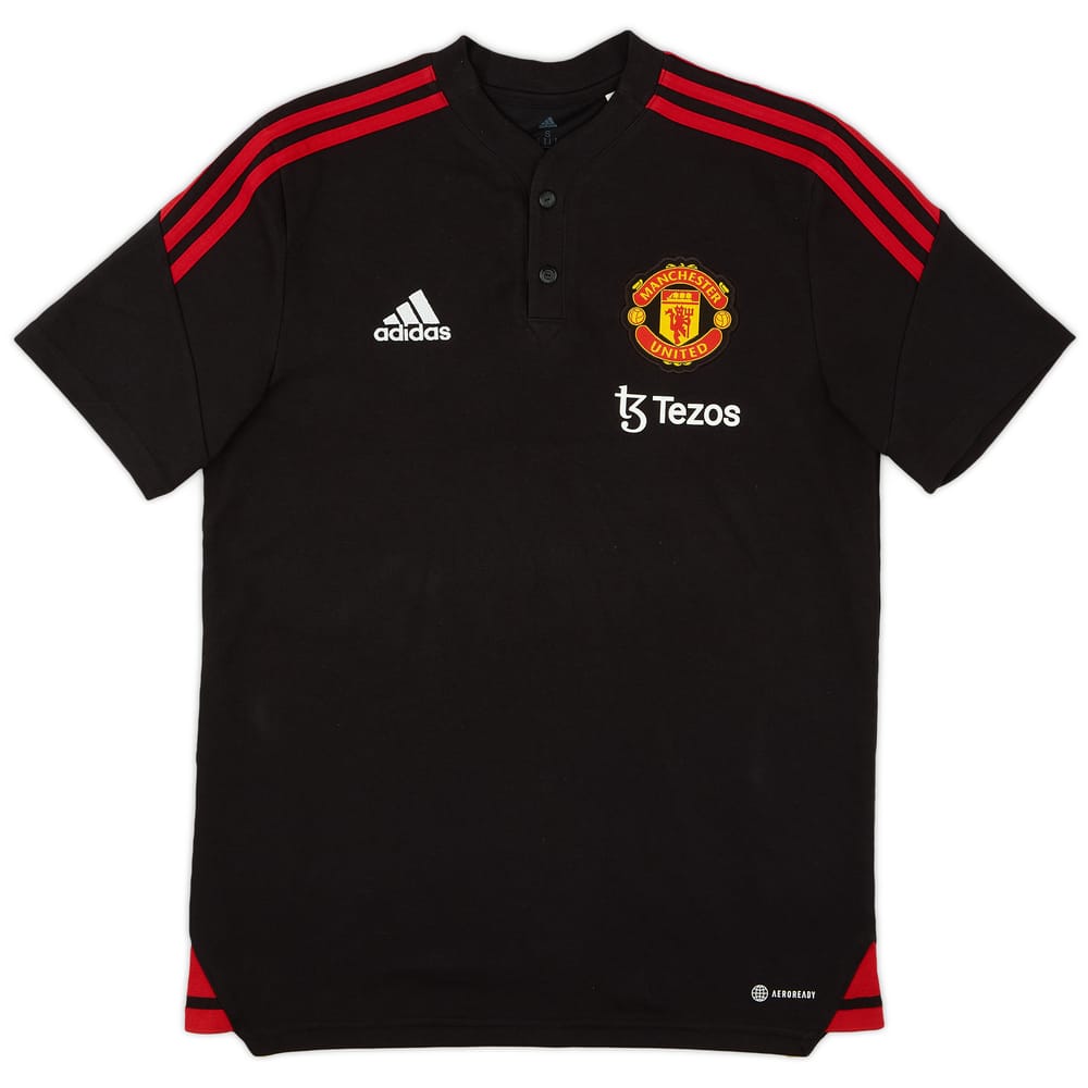 2022-23 Manchester United adidas Polo Shirt - 9/10 - (S)