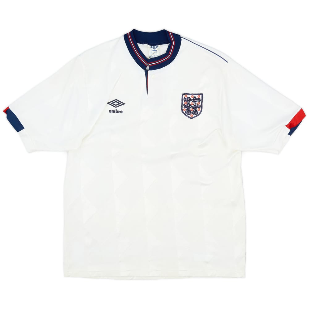 1987-90 England Home Shirt - 7/10 - (M)