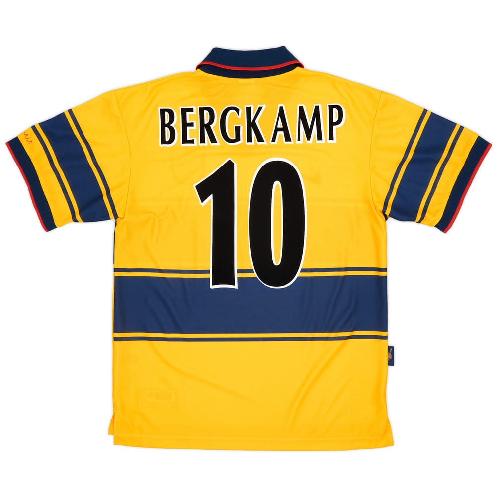 1997-99 Arsenal Away Shirt Bergkamp #10 - 7/10 - (M)