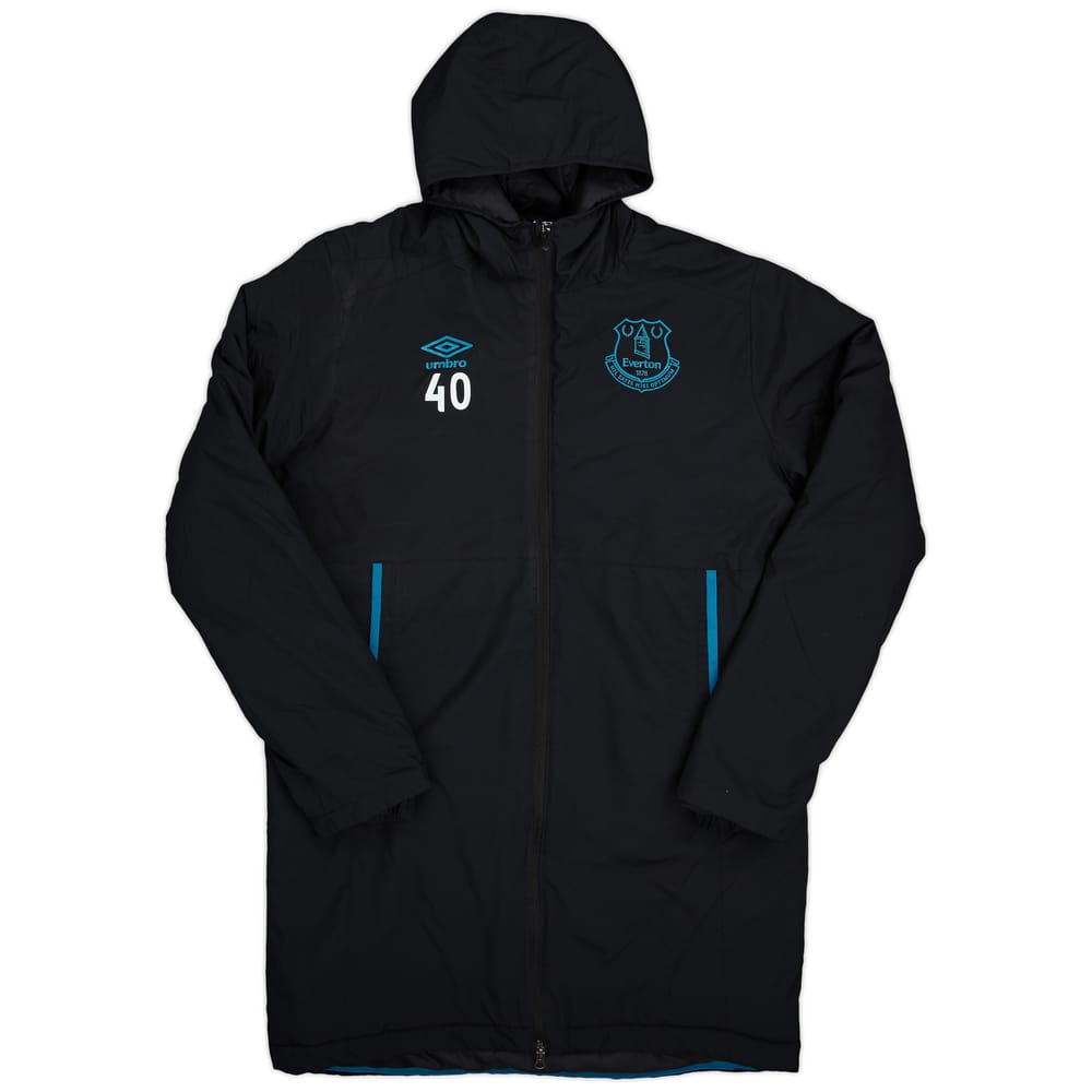 2019-20 Everton Umbro Player Issue Padded Bench Coat #40 - 7/10 - (L)