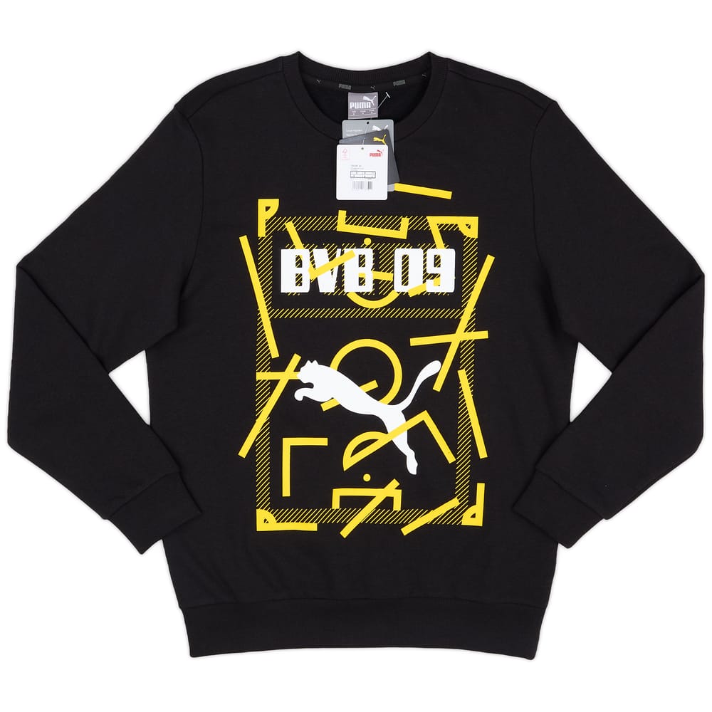 2020-21 Borussia Dortmund Puma Graphic Sweat Top (S)