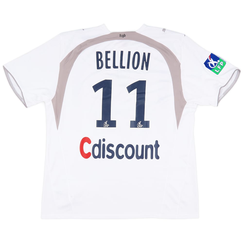 2007-08 Bordeaux Match Issue Away Shirt Bellion #11