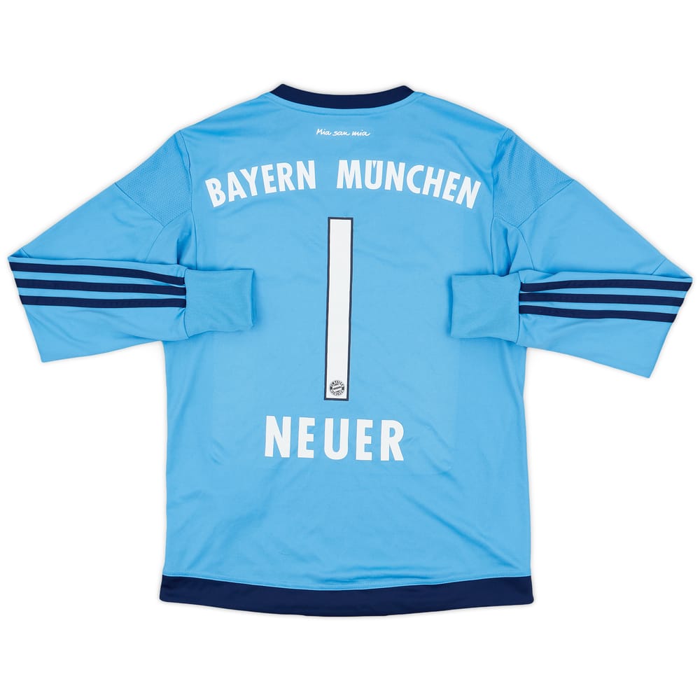 2015-16 Bayern Munich GK Shirt Neuer #1 - 7/10 - (L.Boys)