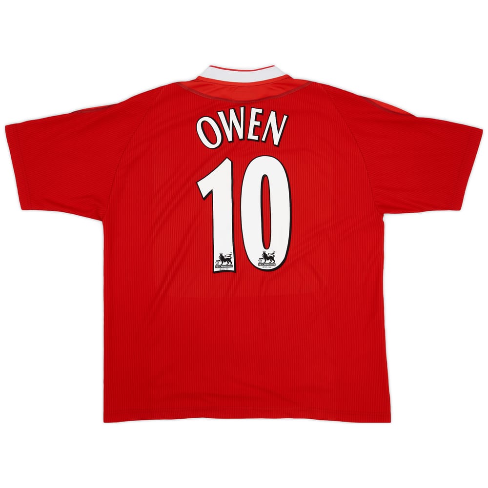 2002-04 Liverpool Home Shirt Owen #10 - 8/10 - (XL)