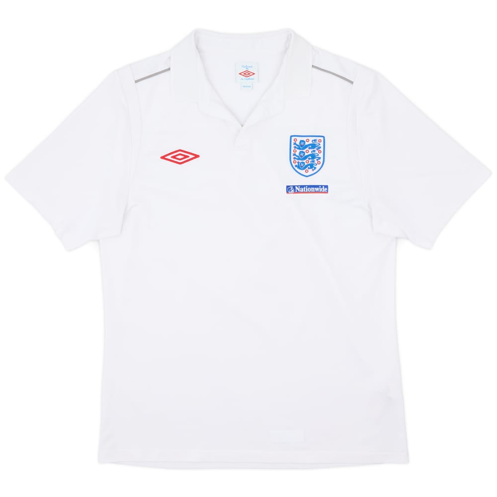 2010-12 England Umbro Polo Shirt - 9/10 - (M)