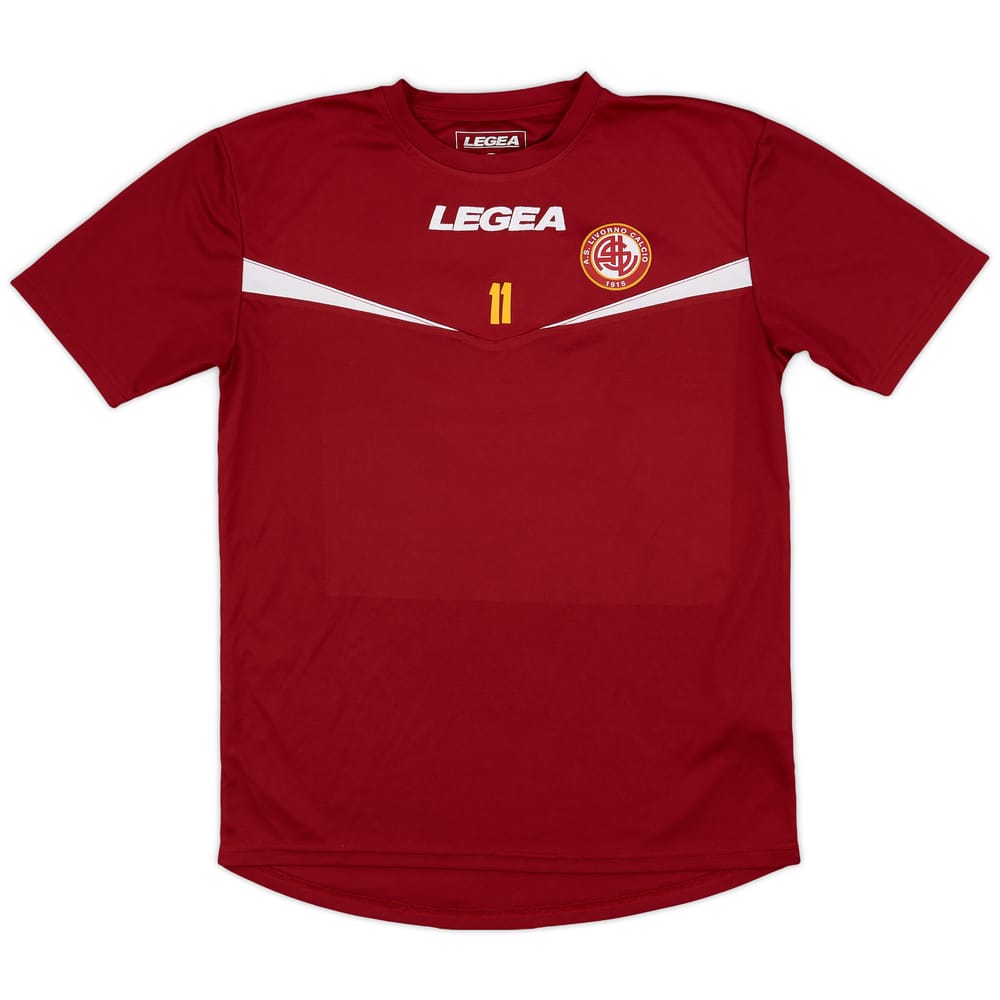 2012-13 Livorno Legea Player Issue Training Shirt #11 - 9/10 - (M)