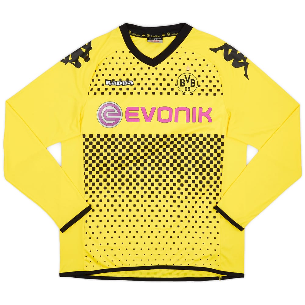 2011-12 Borussia Dortmund Home L/S Shirt - 8/10 - (XL)