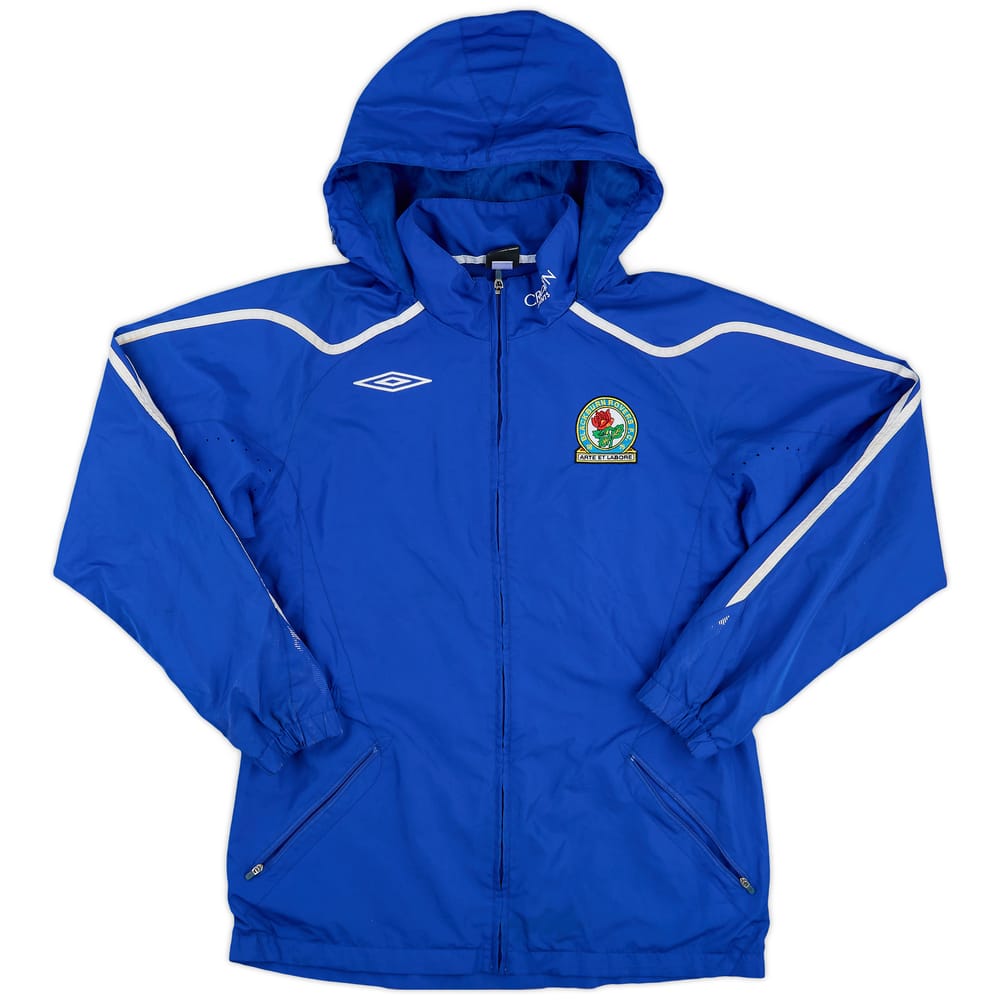 2007-08 Blackburn Rovers Umbro Hooded Rain Jacket - 5/10 - (M)