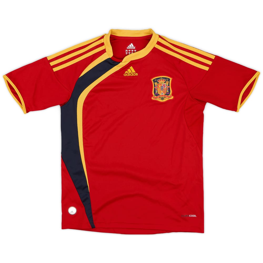 2009 Spain Home Shirt - 9/10 - (M.Boys)