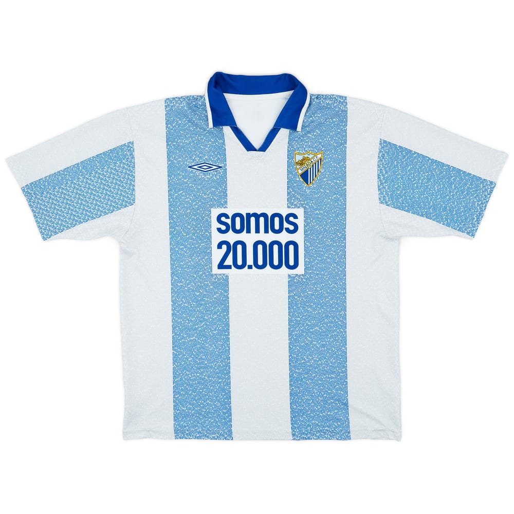 2004-05 Malaga 'Somos 20.000' Home Shirt - 6/10 - (XL)