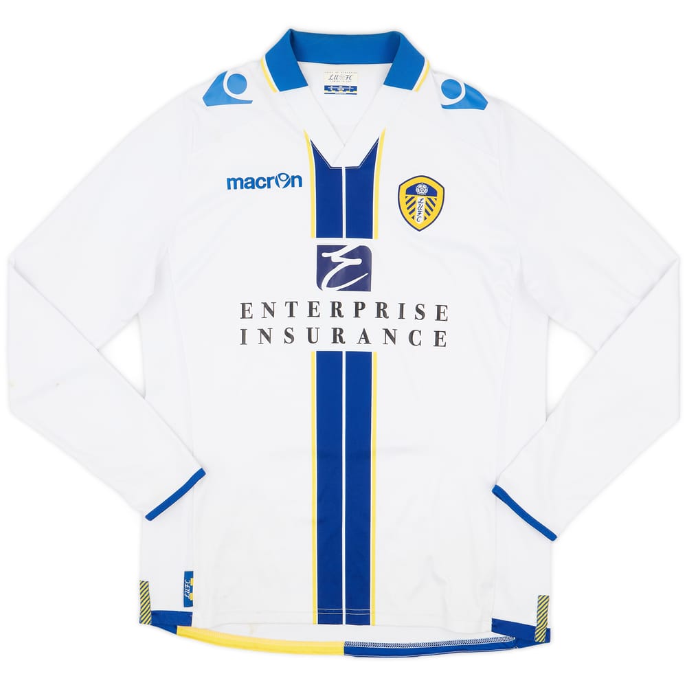 2013-14 Leeds United Home L/S Shirt - 8/10 - (XL)