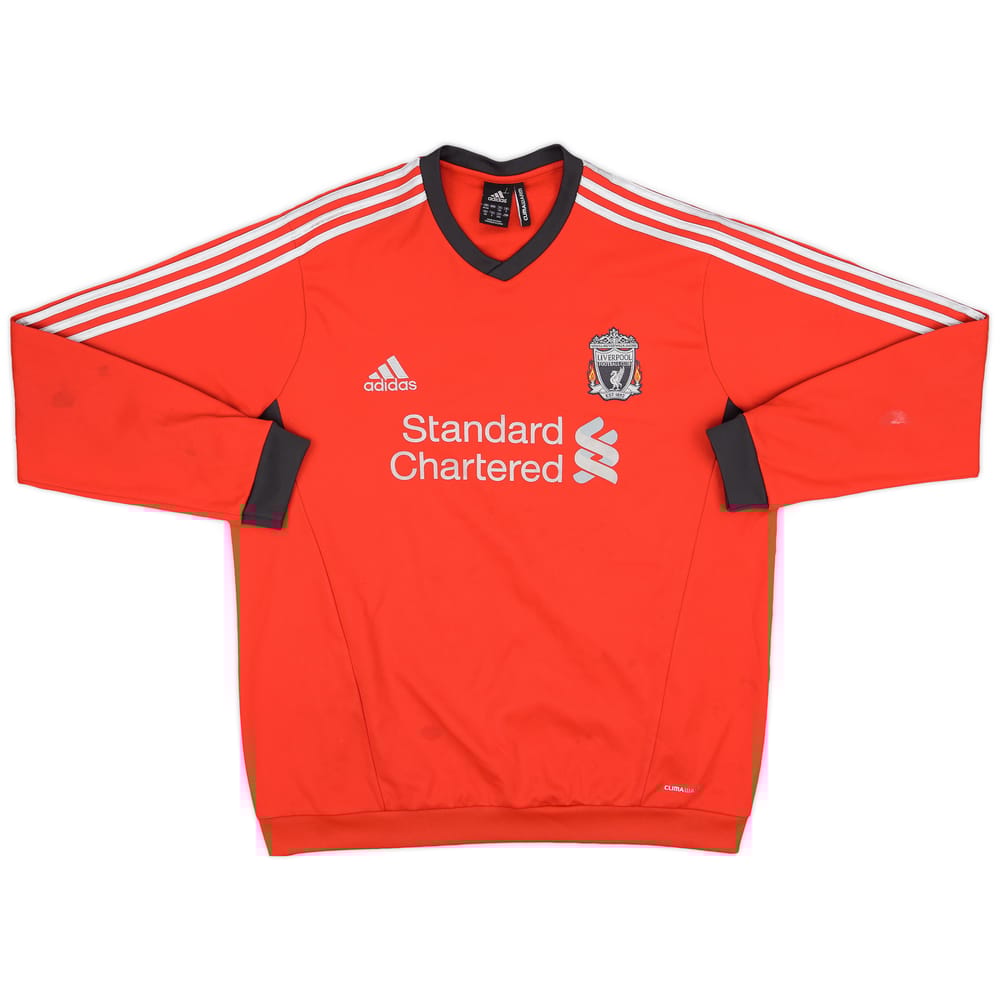 2011-12 Liverpool adidas Sweat Top - 7/10 - (XL)