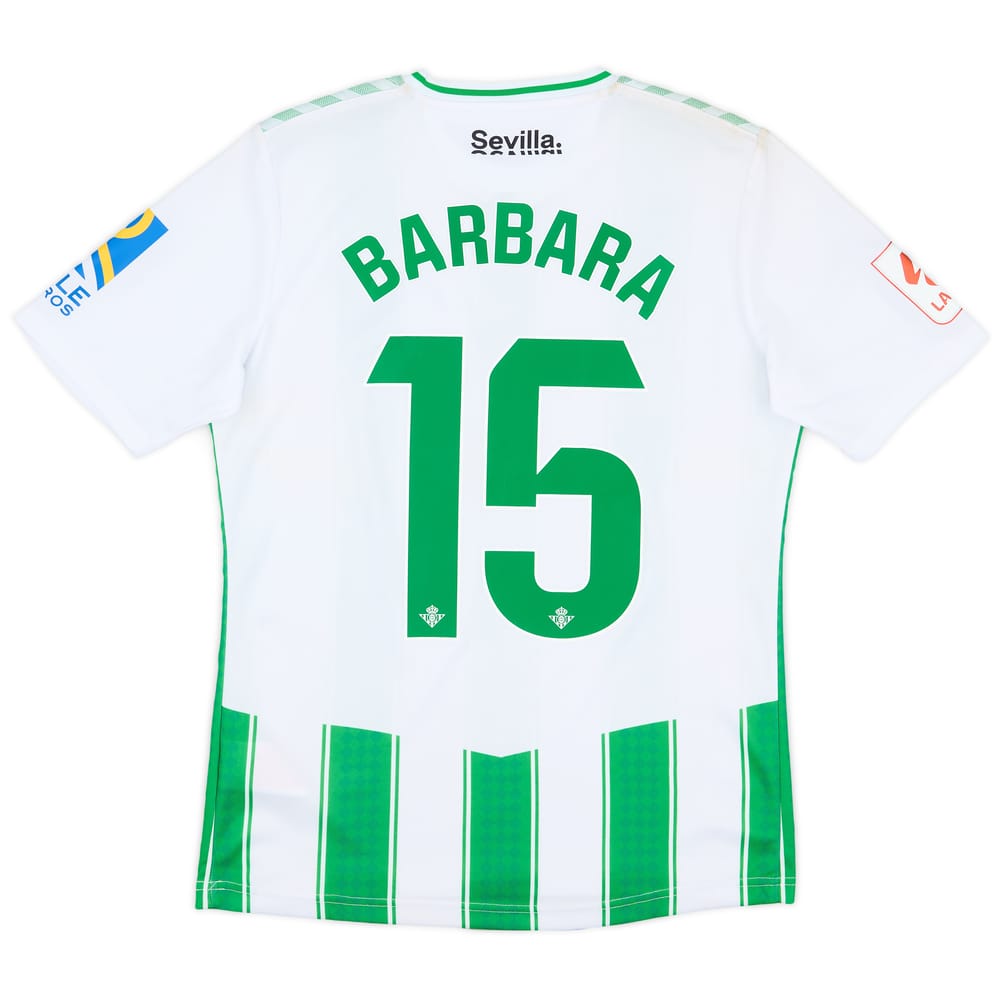 2023-24 Real Betis Home Shirt Barbara #15 (S)