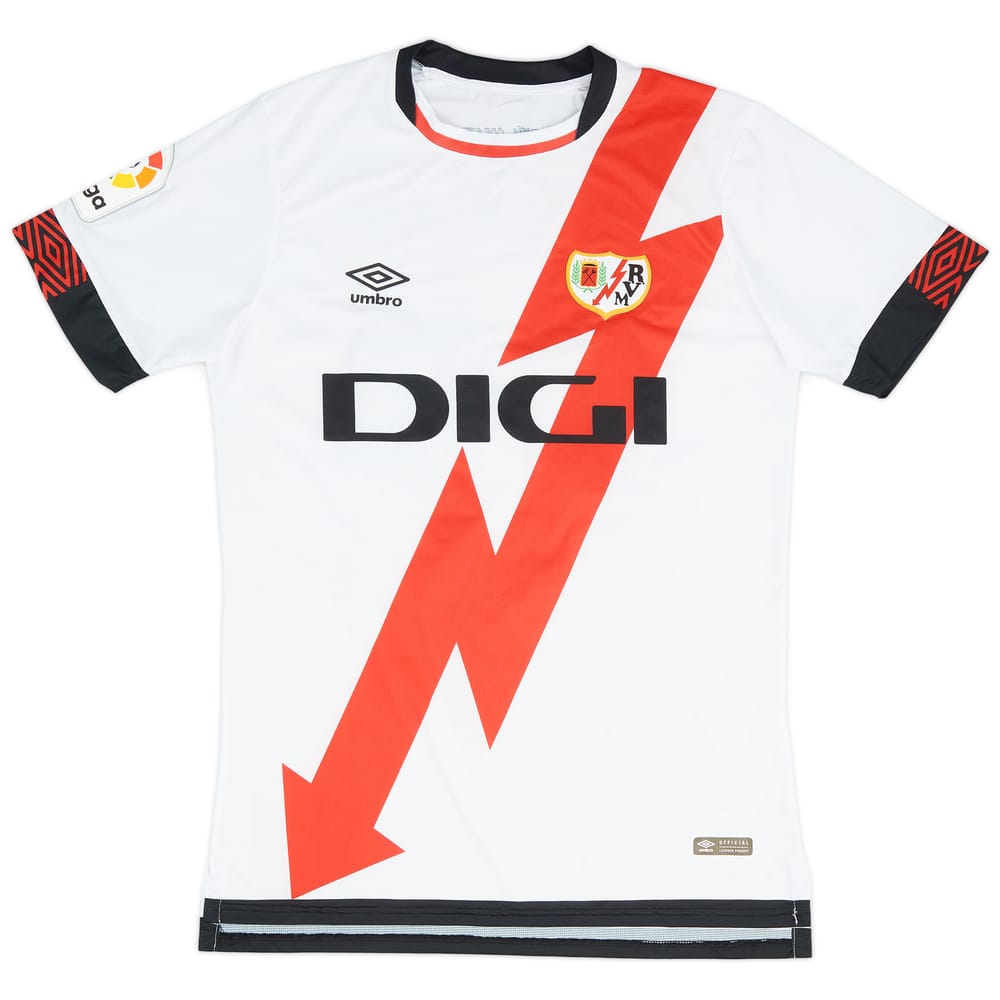2022-23 Rayo Vallecano Match Issue Home Shirt #22 (Angel Pozo)