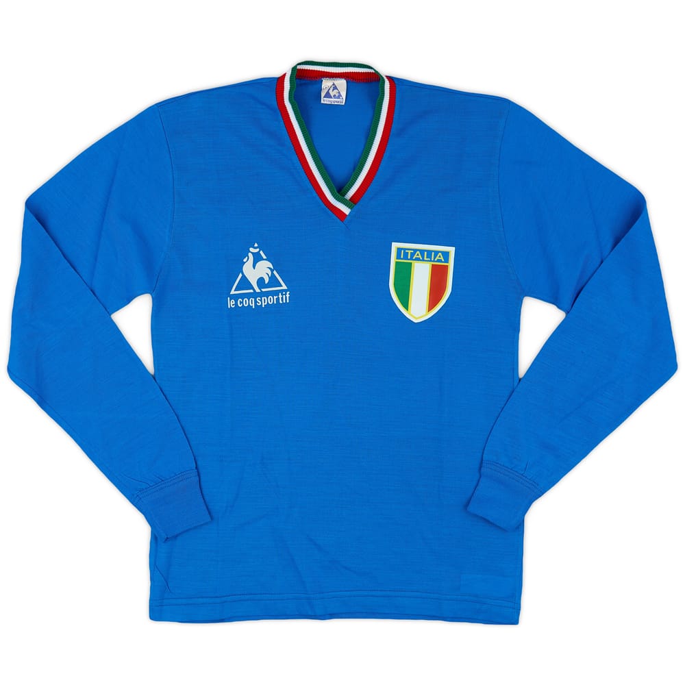 1982 Italy Home L/S Shirt #20 - 9/10 - (M.Boys)