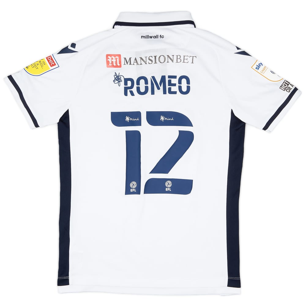 2021-22 Millwall Match Issue Away Shirt Romeo #12