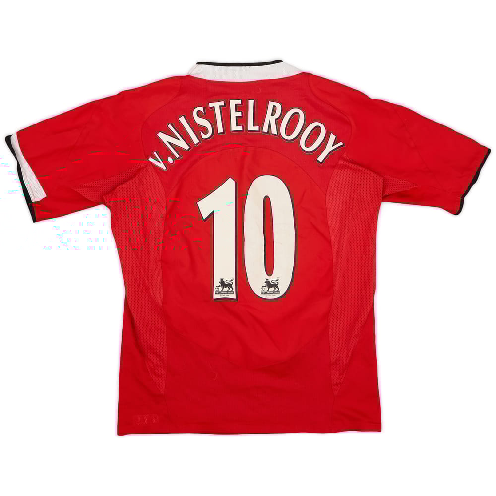 2004-06 Manchester United Home Shirt V. Nistelrooy #10 - 5/10 - (S)