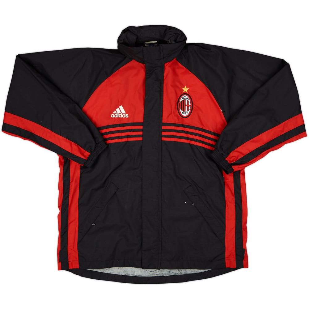 1999-00 AC Milan adidas Hooded Rain Jacket - 5/10 - (M/L)