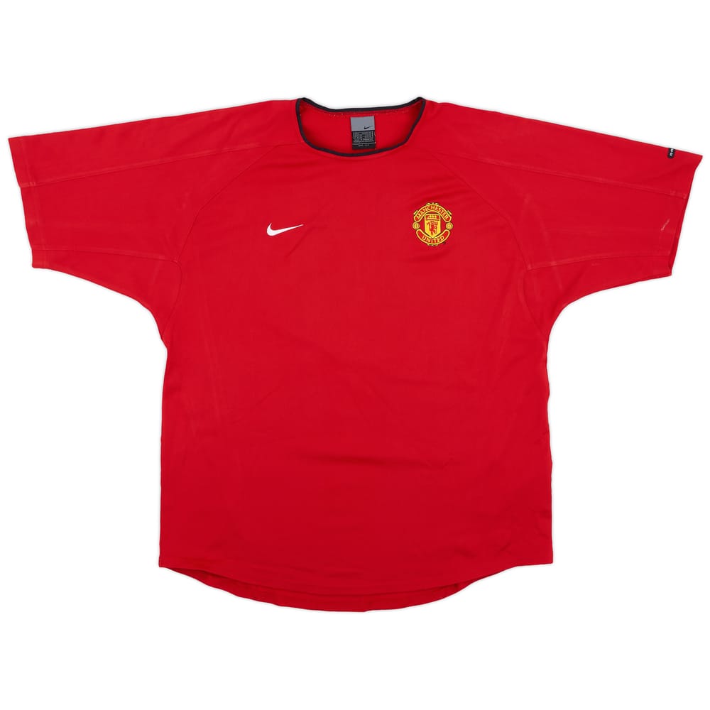 2002-03 Manchester United Nike Training Shirt - 8/10 - (L)