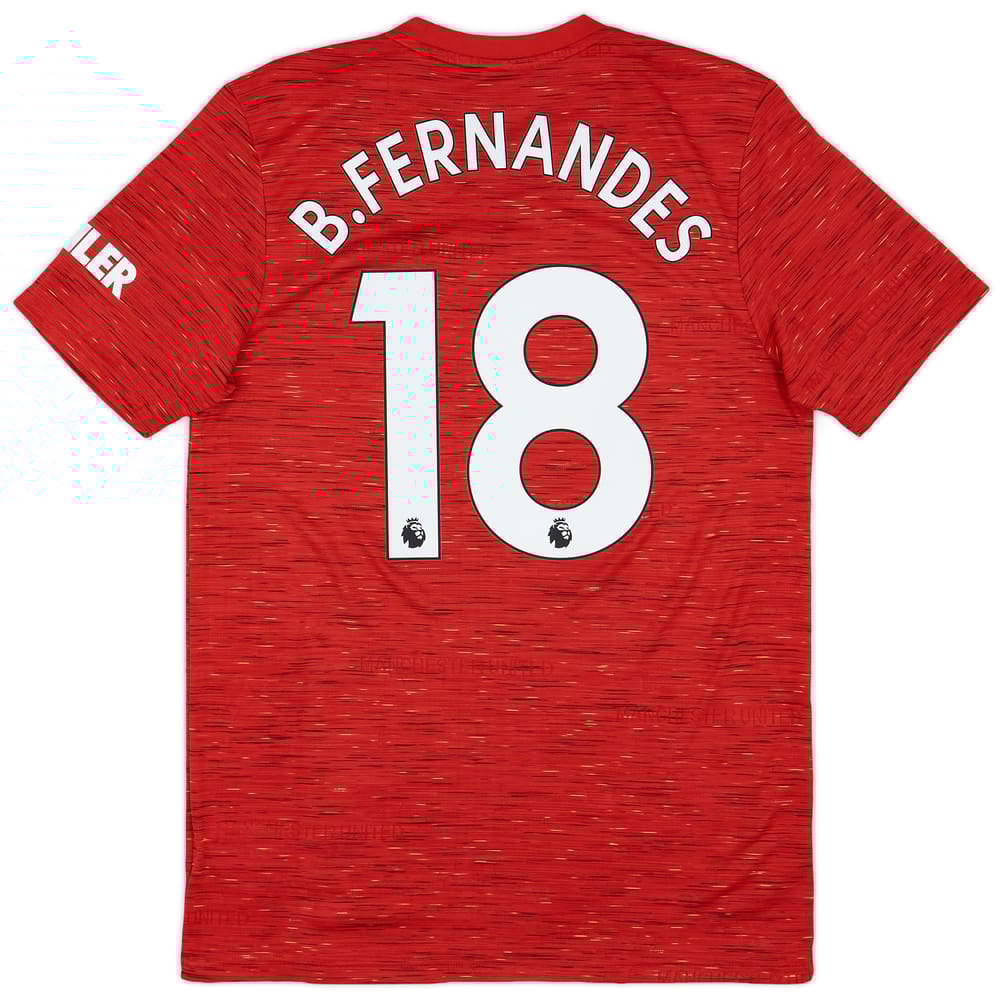 2020-21 Manchester United Home Shirt B.Fernandes #18 - 9/10 - (M)