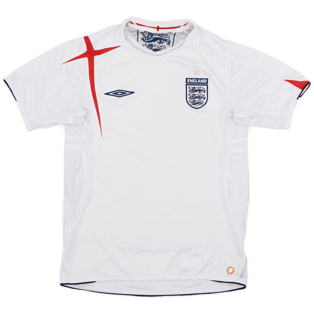 2005-07 England Home Shirt - 7/10 - (S)