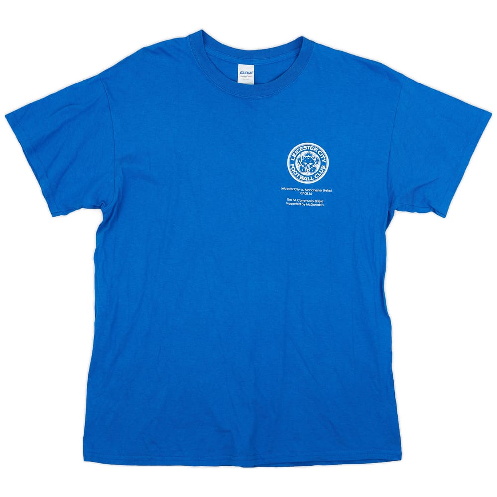 2016-17 Leicester City Community Shield Cotton Tee - 7/10 - (L)