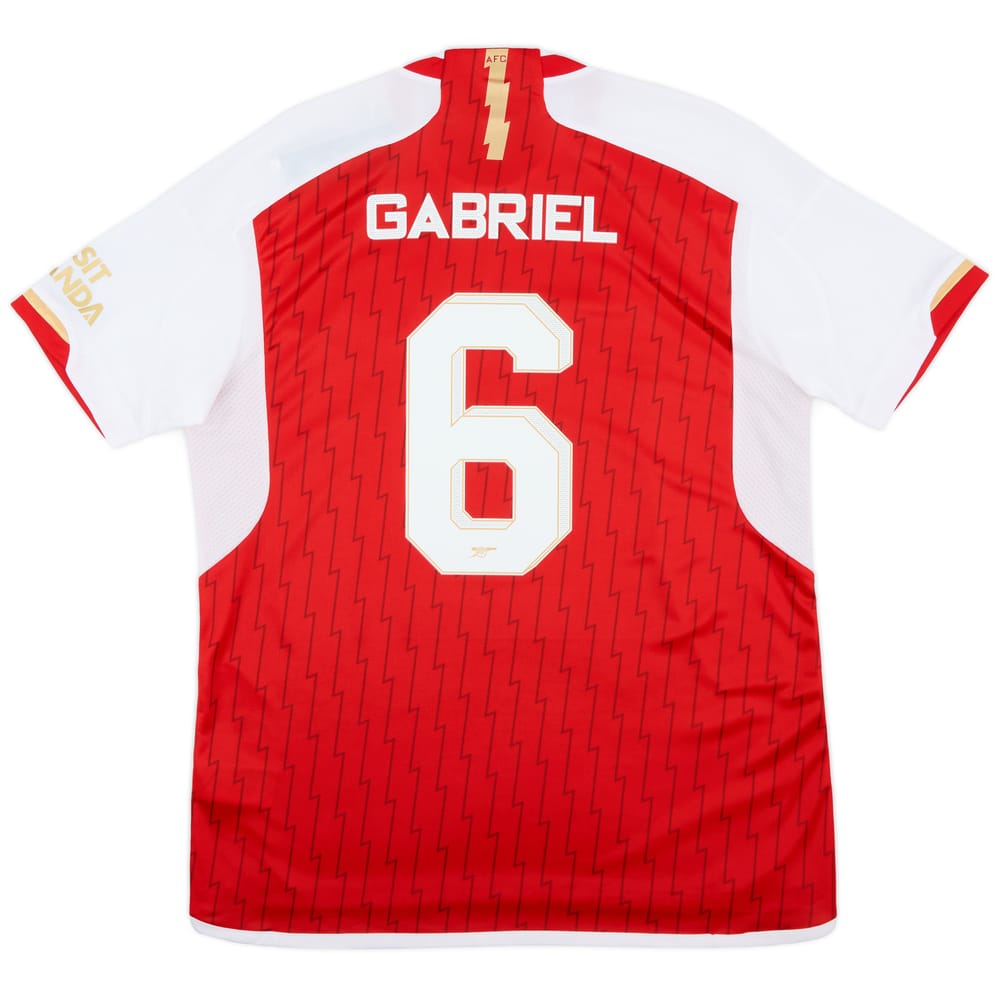 2023-24 Arsenal Home Shirt Gabriel #6