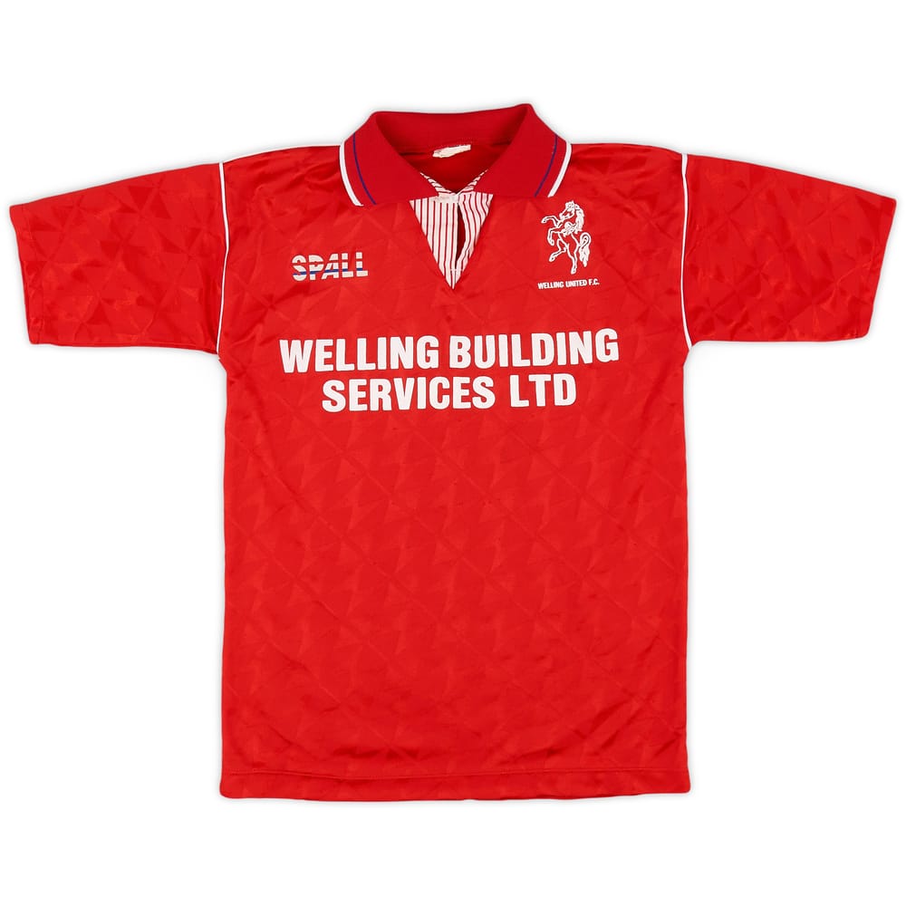 1992-93 Welling United Home Shirt - 8/10 - (L.Boys)