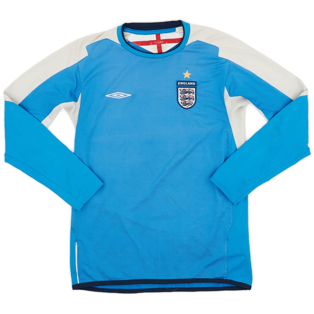 2004-06 England GK Shirt - 7/10 - (L.Boys)