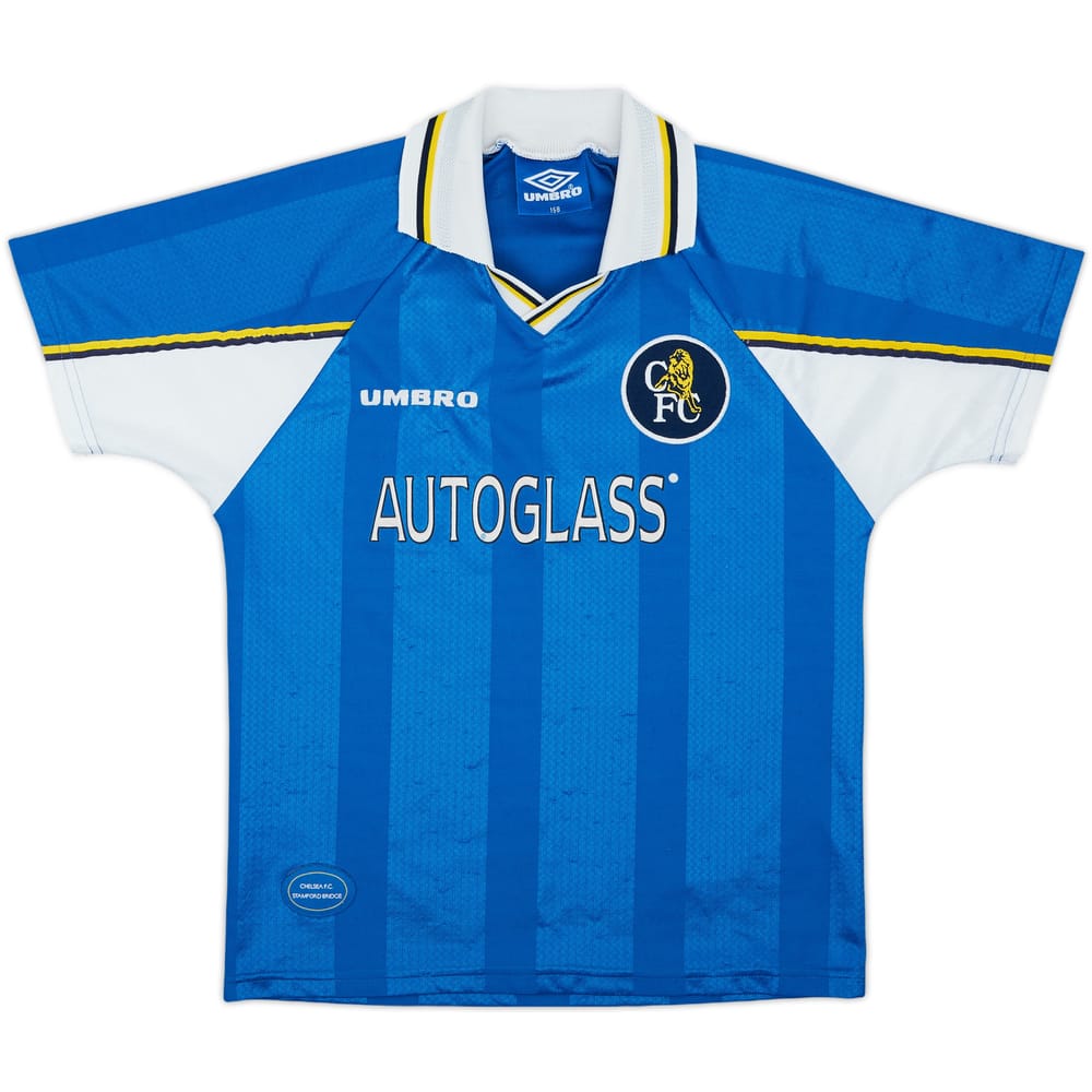 1997-99 Chelsea Home Shirt - 8/10 - (L.Boys)