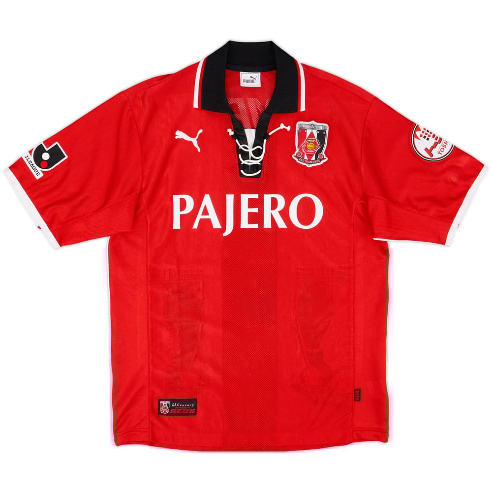 2001-02 Urawa Red Diamonds Home Shirt - 9/10 - (S)