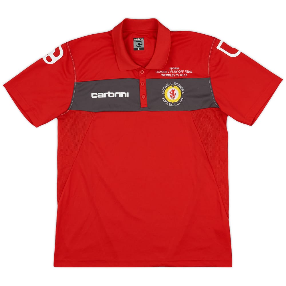 2011-12 Crewe Alexandra 'Play-off Final' Carbrini Polo Shirt - 9/10 - (L)