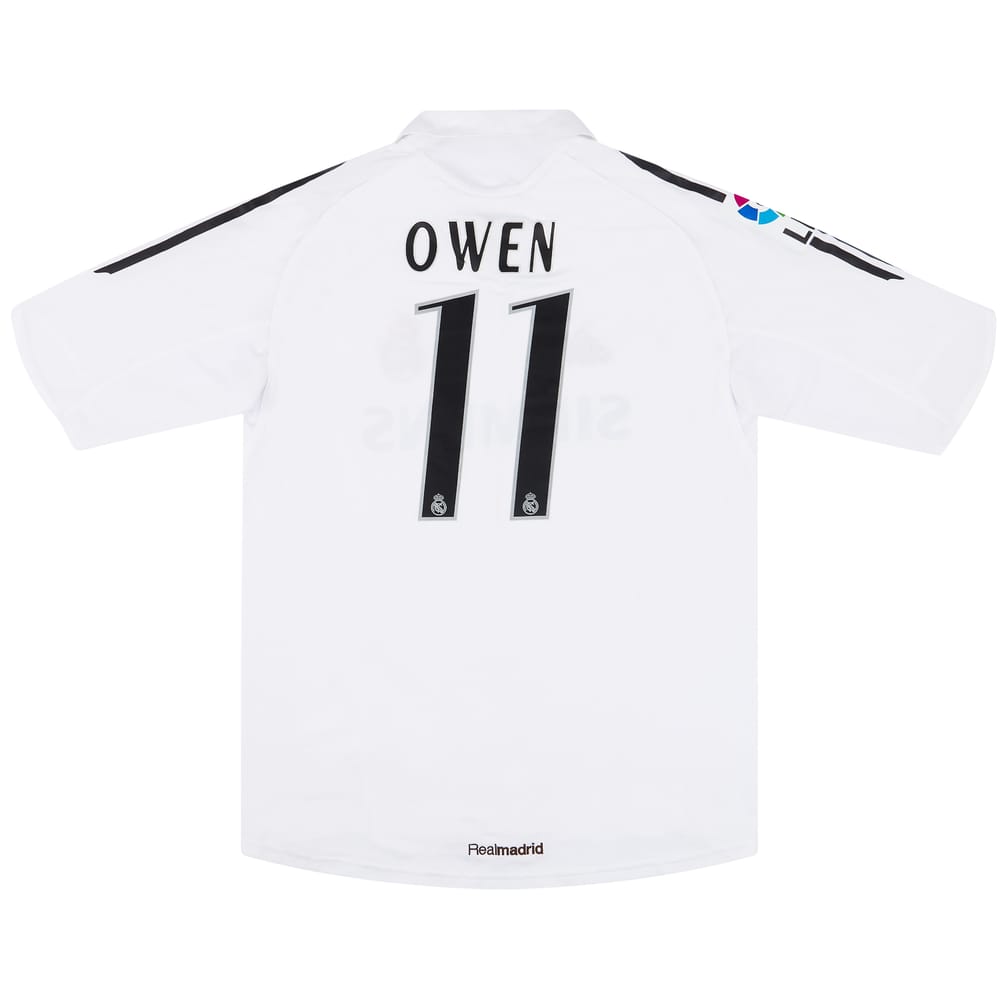 2005 Real Madrid Match Issue Home Shirt Owen #11 (v MLS All-Stars)